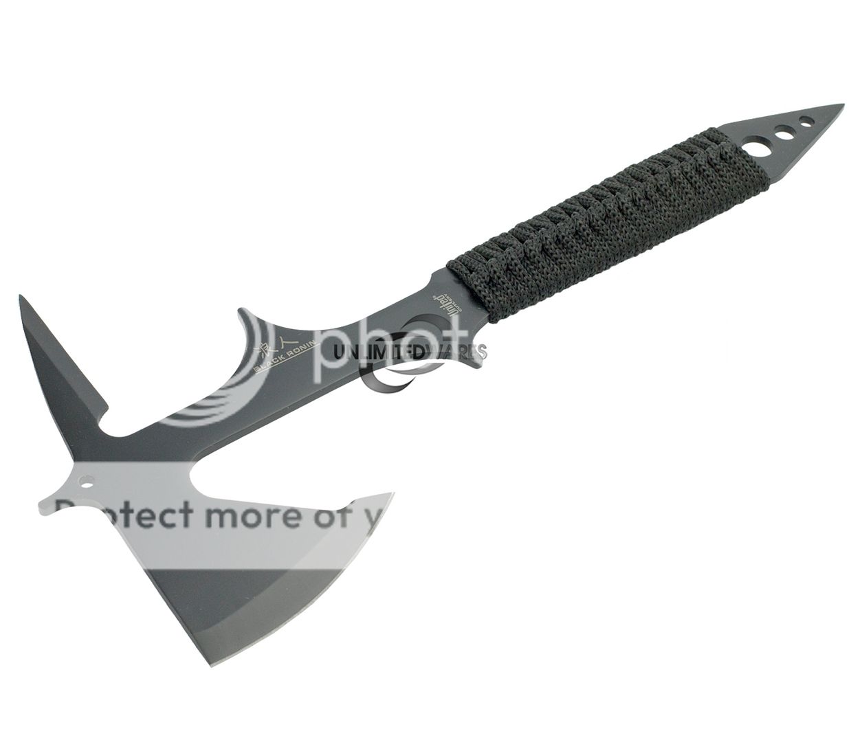 15" black ronin survival tactical throwing tomahawk axe hatchet